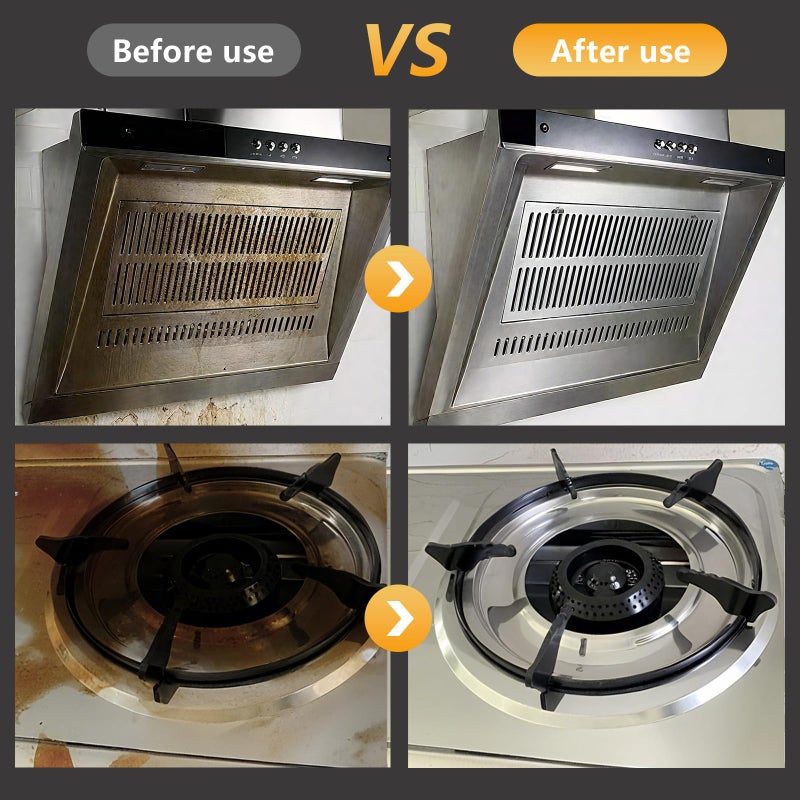 120ML Gas Range Cleaner Degreaser,Effective Clean Up Kitchen Oil Stains,Grease & Grime Remover, Kitchen Cooktop Cleaning Spray - Image 4